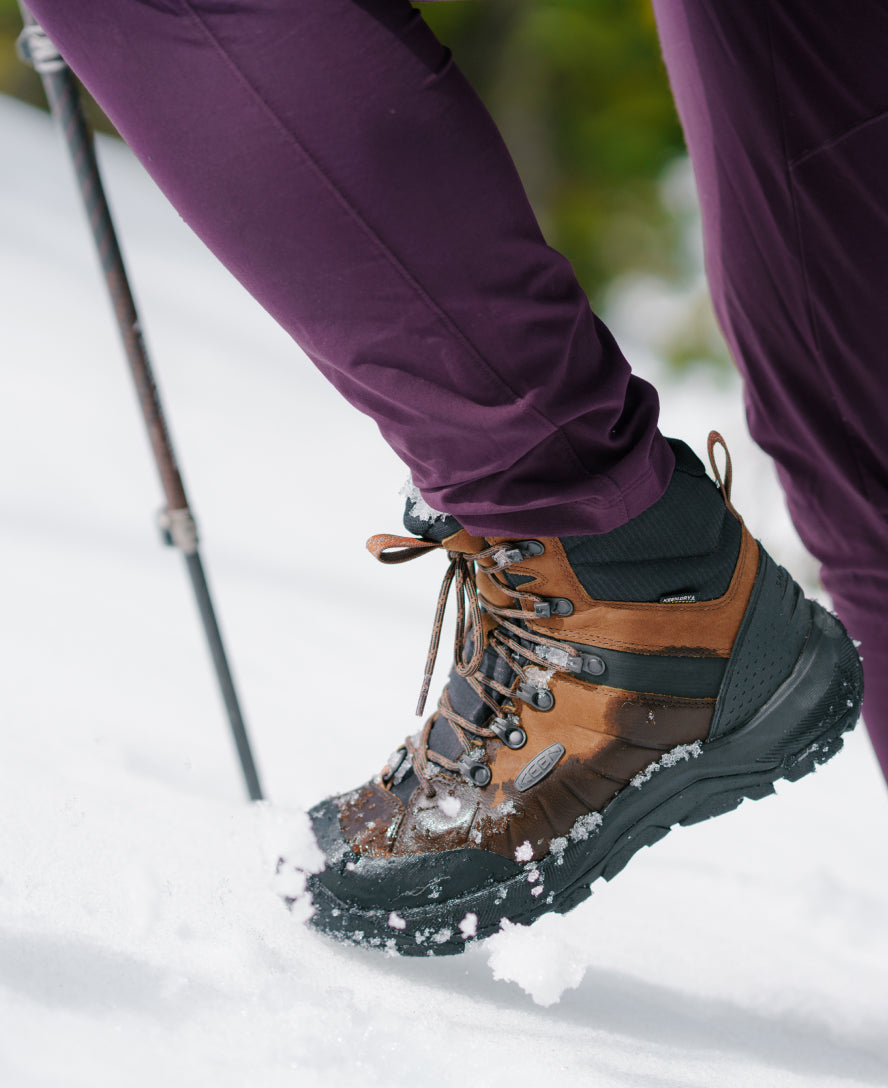 Men's Revel IV Polar Waterproof Boot Bison/Orange Pepper - Keen