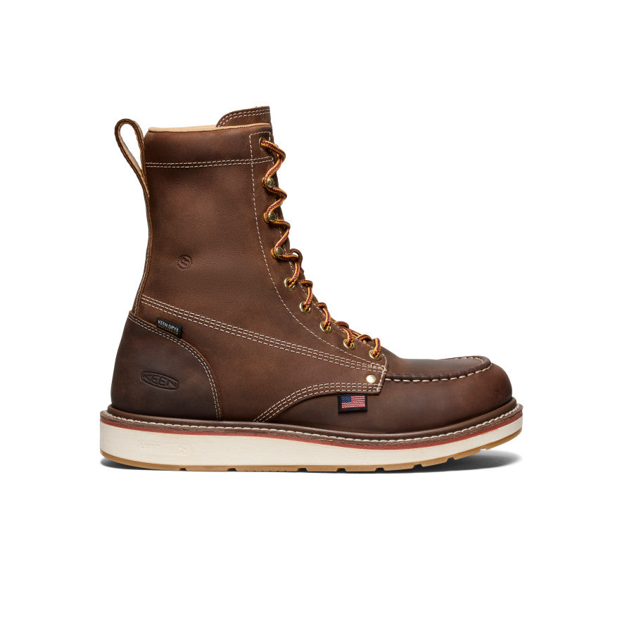 Men's Liberty 8" Waterproof Boot (Carbon Toe) Chestnut/Gum - Keen