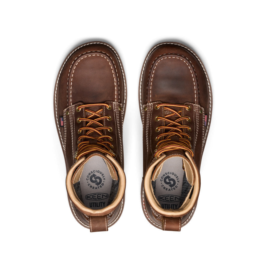 Men's Liberty 8" Waterproof Boot (Carbon Toe) Chestnut/Gum - Keen