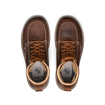 Men's Liberty 8" Waterproof Boot (Carbon Toe) Chestnut/Gum - Keen