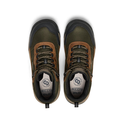 Men's Skokie Waterproof Work Boot (Soft Toe) Forest Night/Black - Keen