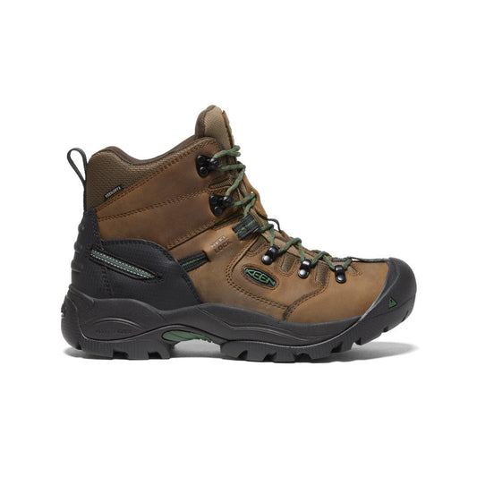 Men's Pittsburgh Energy 6" Waterproof Boot (Soft Toe) Cascade Brown/Greener Pastures - Keen