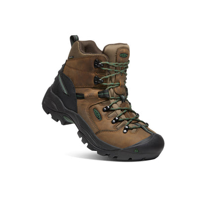 Men's Pittsburgh Energy 6" Waterproof Boot (Soft Toe) Cascade Brown/Greener Pastures - Keen