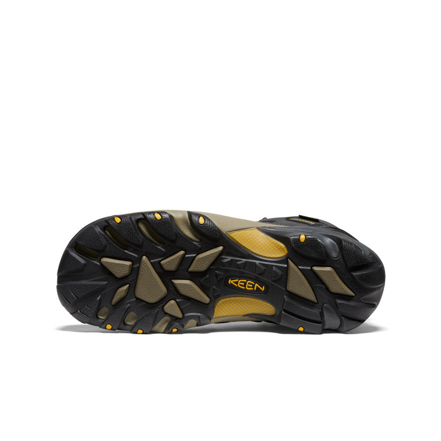 Men's Lansing Mid Waterproof (Steel Toe) Raven/Tawny Olive - Keen