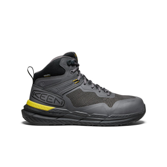 Men's Synchro Waterproof Work Boot (Carbon Toe) Magnet/Black - Keen