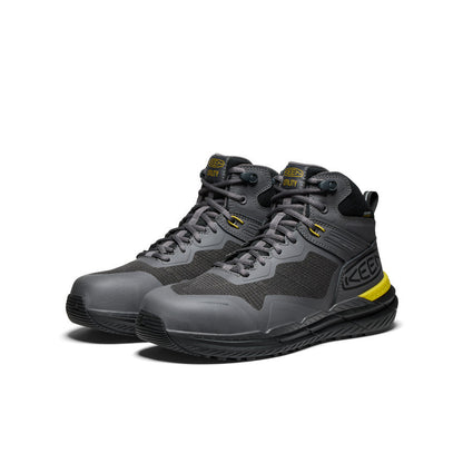 Men's Synchro Waterproof Work Boot (Carbon Toe) Magnet/Black - Keen