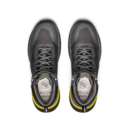 Men's Synchro Waterproof Work Boot (Carbon Toe) Magnet/Black - Keen