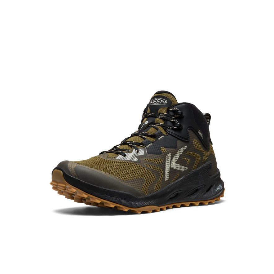 Men's Zionic NXT Waterproof Hiking Boot Dark Olive/Black - Keen