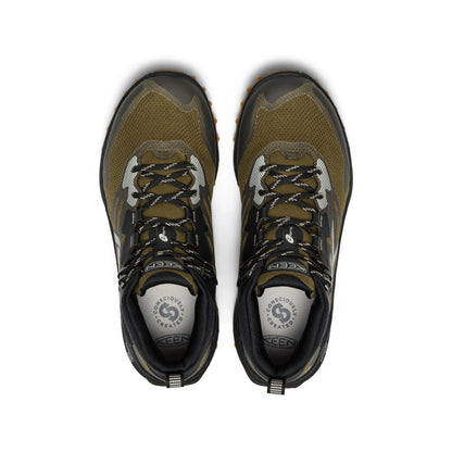 Men's Zionic NXT Waterproof Hiking Boot Dark Olive/Black - Keen