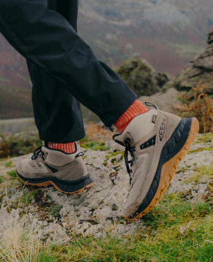 Men's Hightrail Waterproof Hiking Boot Brindle/Oak Buff - Keen