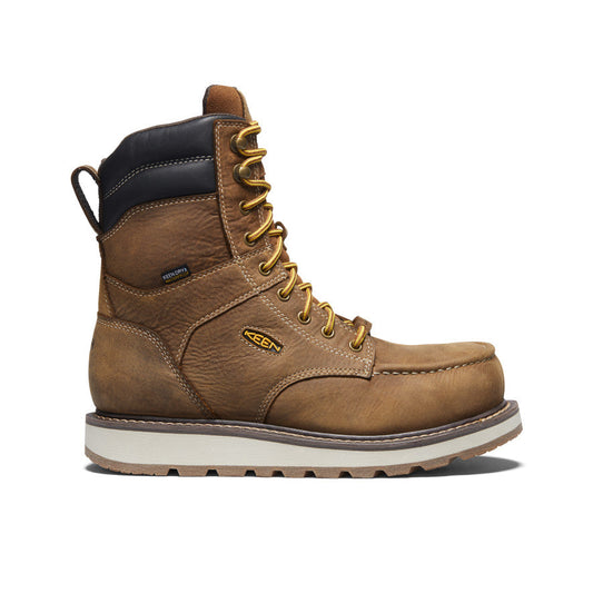 Men's Cincinnati 8" Waterproof Boot (Carbon Toe) Belgian/Sandshell - Keen