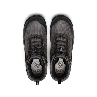 Men's Skokie Waterproof Work Boot (Carbon Toe) Magnet/Black - Keen