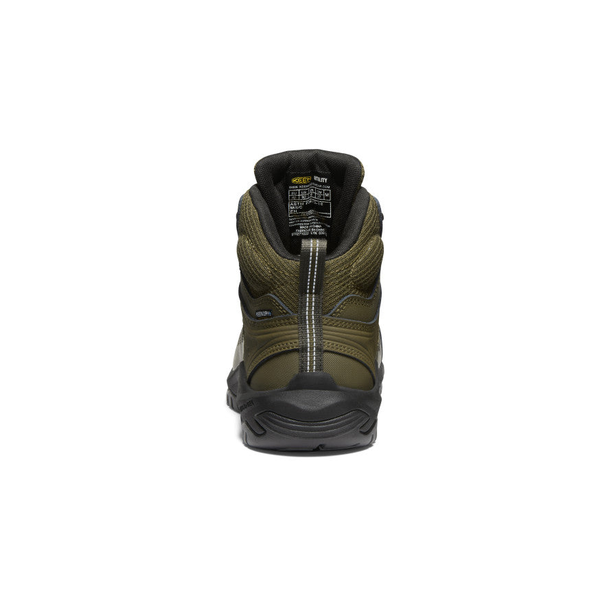 Men's Reno Mid Waterproof (Carbon Toe) Dark Olive/Black - Keen