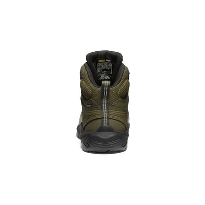 Men's Reno Mid Waterproof (Carbon Toe) Dark Olive/Black - Keen