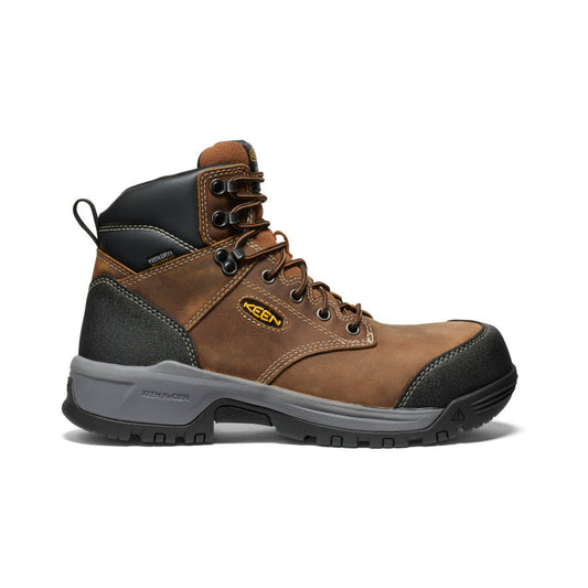 Men's Evanston 6" Waterproof Boot (Carbon Toe) Bison/Black - Keen