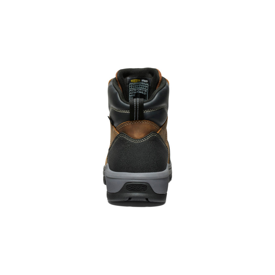 Men's Evanston 6" Waterproof Boot (Carbon Toe) Bison/Black - Keen