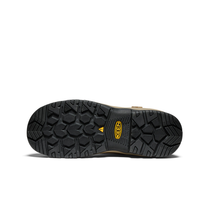Men's Evanston Pull-On Waterproof Boot (Carbon Toe) Bison/Black - Keen