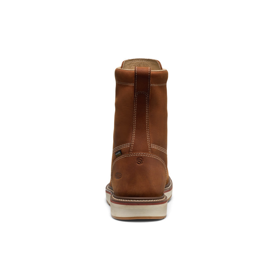 Men's Liberty 8" Waterproof Boot (Soft Toe) Leather Brown/Birch - Keen