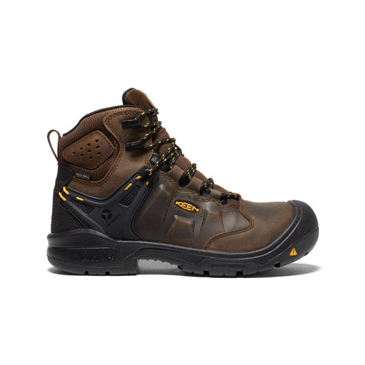 Men's Dover 6" Waterproof (Carbon Toe) Dark Earth/Black - Keen