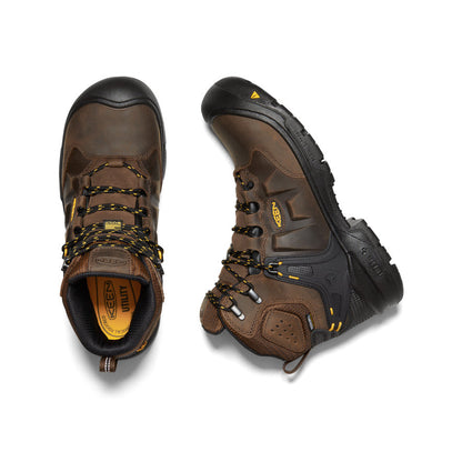 Men's Dover 6" Waterproof (Carbon Toe) Dark Earth/Black - Keen