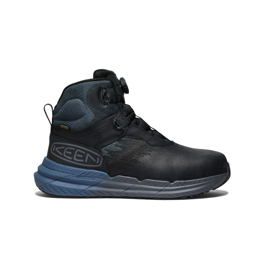 Men's Snapline RF Waterproof Boot (Carbon Toe) Vintage Indigo/Black - Keen