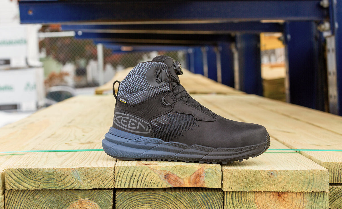 Men's Snapline RF Waterproof Boot (Carbon Toe) Vintage Indigo/Black - Keen
