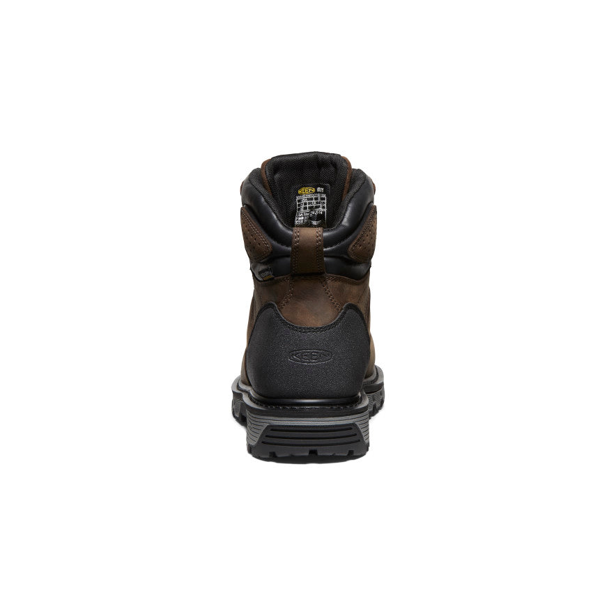 Men's CSA Camden 6" Waterproof Boot (Carbon Toe) Dark Earth/Black - Keen