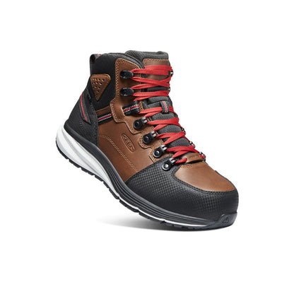 Men's Red Hook Waterproof Boot (Carbon Toe) Tobacco/Black - Keen