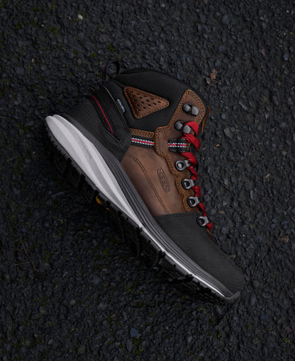 Men's Red Hook Waterproof Boot (Carbon Toe) Tobacco/Black - Keen