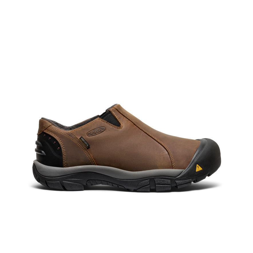 Men's Brixen Waterproof Shoe Wide Slate Black/Madder Brown - Keen