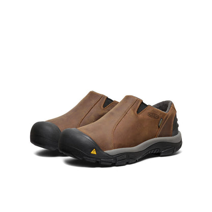 Men's Brixen Waterproof Shoe Wide Slate Black/Madder Brown - Keen