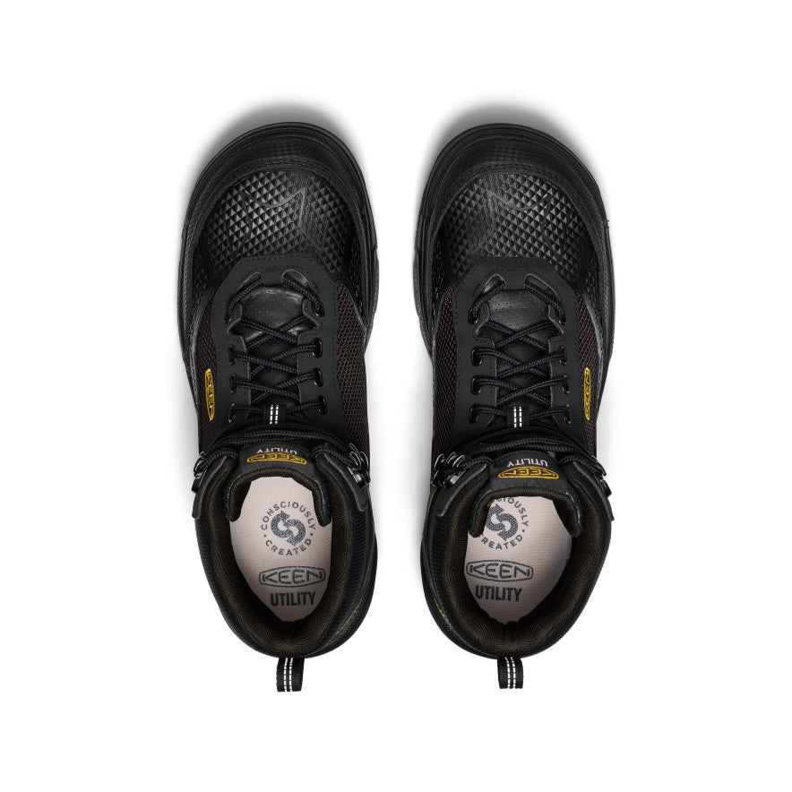 Men's Stronglite Waterproof Boot (Carbon Toe) Black/Black - Keen