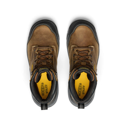 Men's Evanston 6" Waterproof Boot (Soft Toe) Bison/Black - Keen