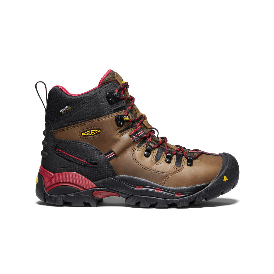 Men's Pittsburgh 6" Waterproof Boot (Steel Toe) Bison - Keen