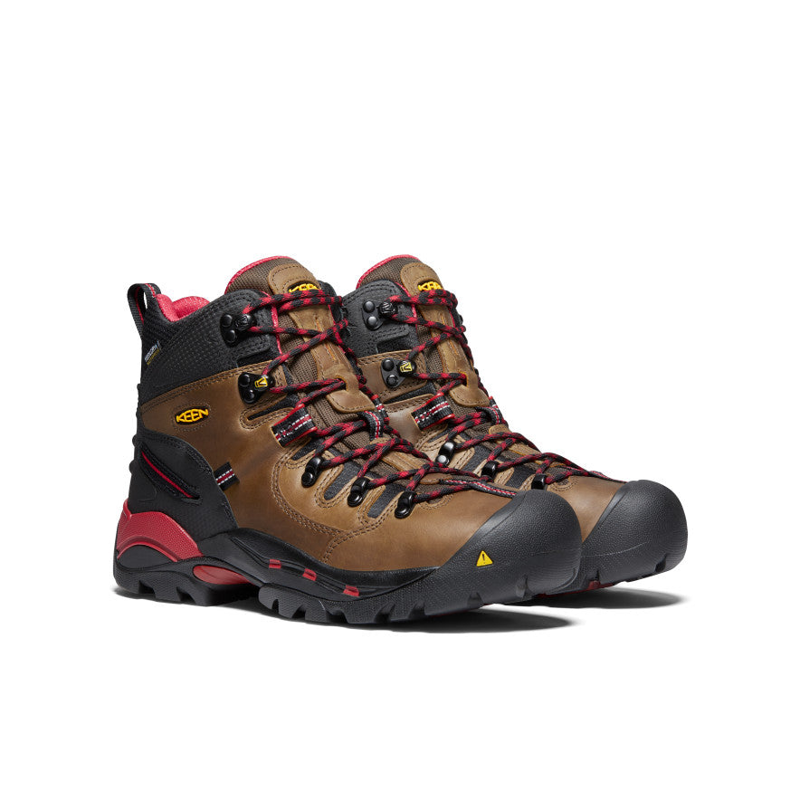 Men's Pittsburgh 6" Waterproof Boot (Steel Toe) Bison - Keen