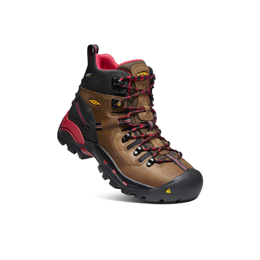 Men's Pittsburgh 6" Waterproof Boot (Steel Toe) Bison - Keen