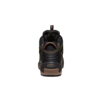 Men's Headout Waterproof Hiking Boot Black Olive/Fossil Orange - Keen