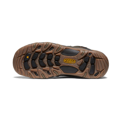 Men's Headout Waterproof Hiking Boot Black Olive/Fossil Orange - Keen