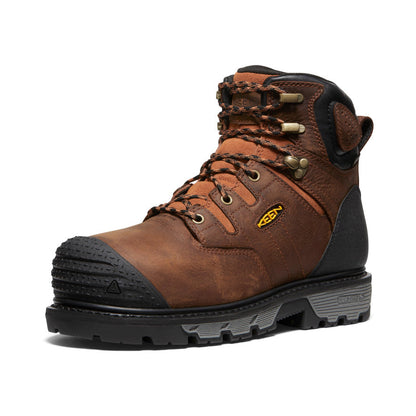 Men's Camden 6" Waterproof Boot INT MET (Carbon Toe) Leather Brown/Black - Keen