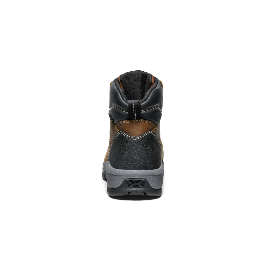 Men's Evanston 6" Waterproof Boot INT MET (Carbon Toe) Bison/Black - Keen