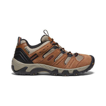 Men's Headout Waterproof Hiking Shoe Bison/Fossil Orange - Keen
