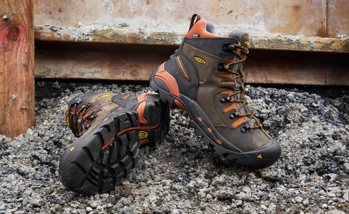 Men's Pittsburgh 6" Waterproof Boot (Soft Toe) Cascade Brown/Bombay Brown - Keen