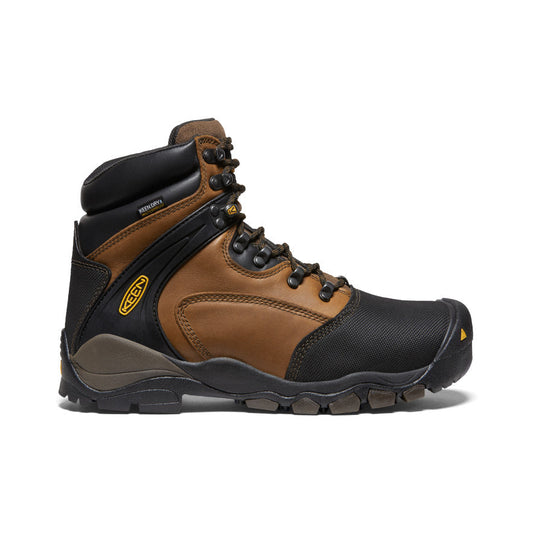 Men's Louisville 6" MET Waterproof Boot (Steel Toe) Slate Black - Keen