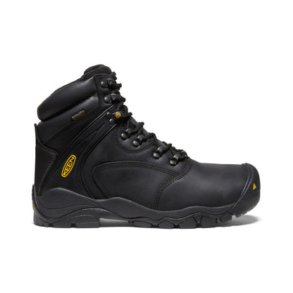 Men's Louisville 6" Waterproof Boot (Steel Toe) Black - Keen