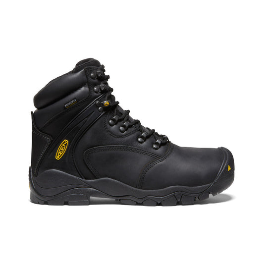 Men's Louisville 6" Waterproof Boot (Steel Toe) Black - Keen