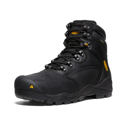 Men's Louisville 6" Waterproof Boot (Steel Toe) Black - Keen