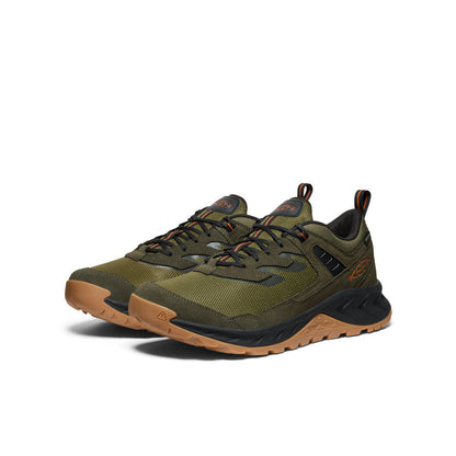 Men's Hightrail Waterproof Hiking Shoe Winter Moss/Gold Flame - Keen