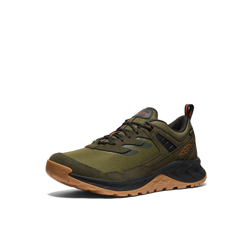 Men's Hightrail Waterproof Hiking Shoe Winter Moss/Gold Flame - Keen