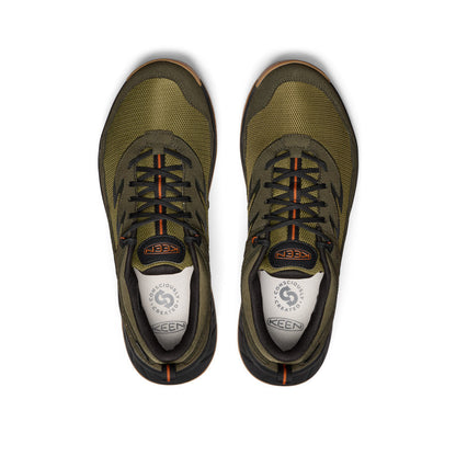 Men's Hightrail Waterproof Hiking Shoe Winter Moss/Gold Flame - Keen