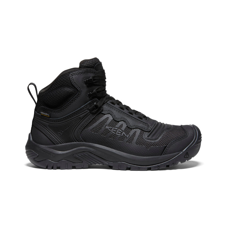 Men's Reno Waterproof Mid (Soft Toe) Black/Black - Keen